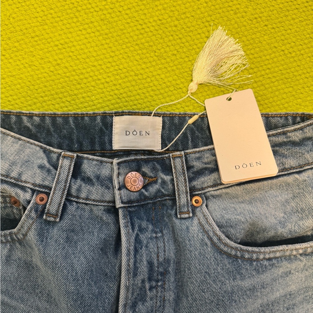 Doen Women's Straight Leg Jeans - Blue - Picture 3 of 6